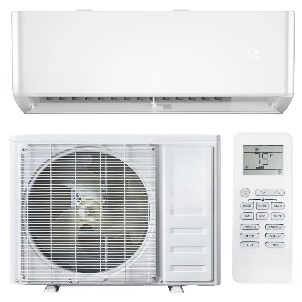 ミニ スプリット エアコン、12,000 BTU (115V / 19 SEER2) - エネルギー効率の高い壁掛けエアコン、インバーター、カスタマイズ