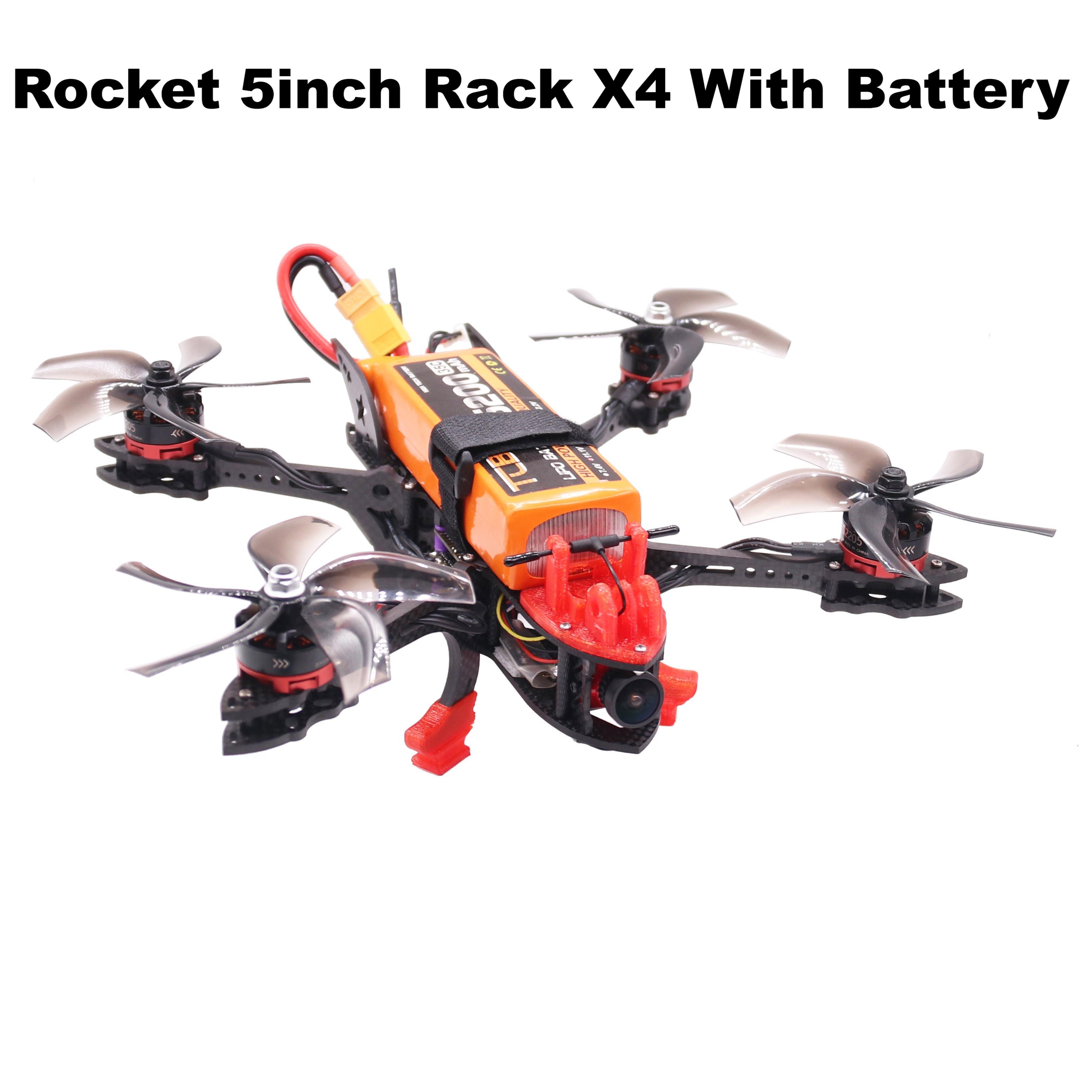 B-CUBE Rocket 5inch FPV Drone Frame Kit Carbon Fiber Racing Quadcopter Freestyle INAV Beatflight F722 Ardupilot Flight Control