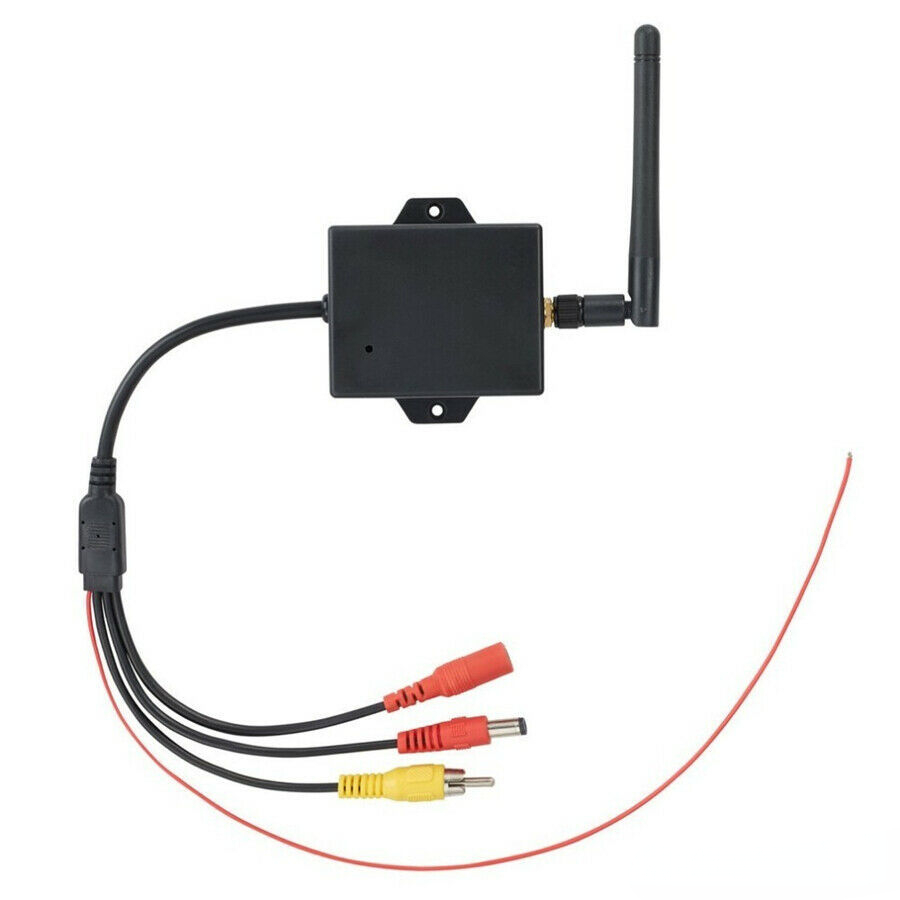 WiFi ワイヤレス トランスミッター モジュール 車のバックアップ カメラ AV ビデオ リアビュー キット ブラック