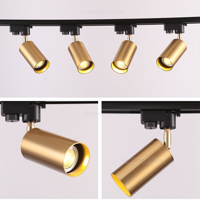 北欧モダンな金属トラック照明トラックライト LED 器具キッチンコーヒーショップ器具衣料品店リビングルームランプ