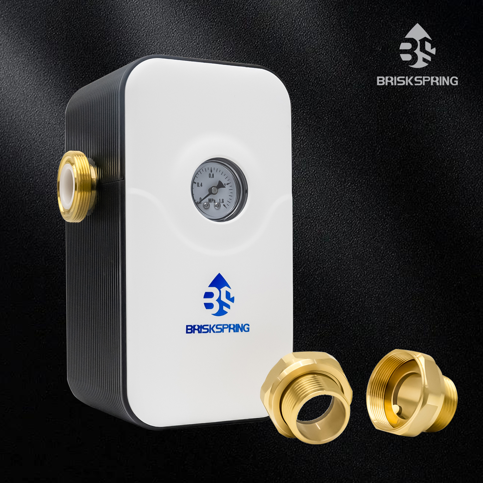 BriskSpring 家全体の水質調整器デスケーラー無塩水軟化剤システム硬水抗石灰スケール 6T/H 大流量