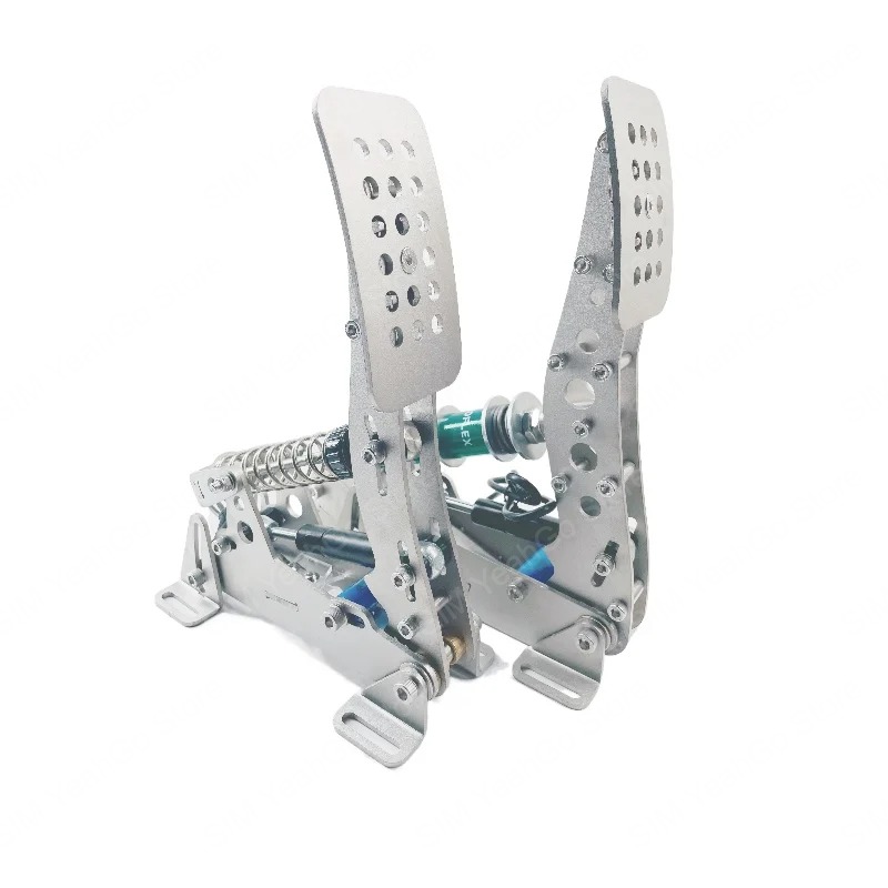 SIMDT レーシングペダル レーシングゲームシミュレーター 圧力センサー ロードセルペダル HE U 油圧ペダル PC Sim レーシングアクセサリー用