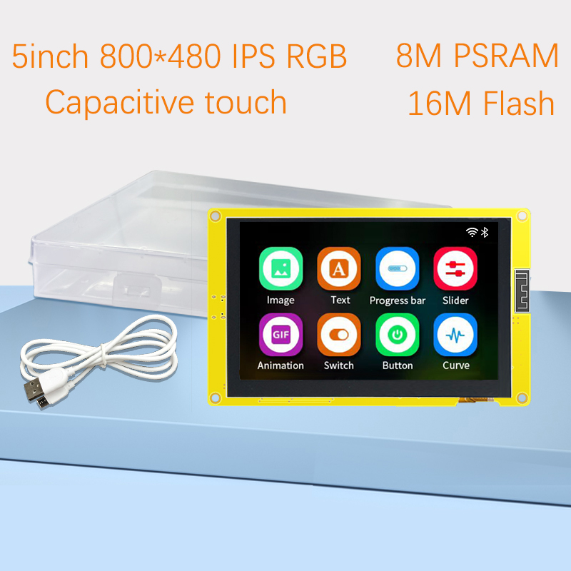 ESP32-S3 HMI 8M PSRAM 16M フラッシュ Arduino LVGL WIFI