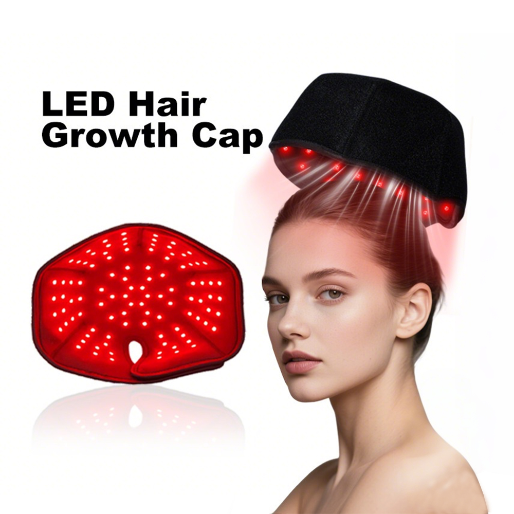 新しい 100LED 赤色光治療髪の高速成長キャップ 3in1 赤外線 660nm 850nm 治療装置脱毛治療