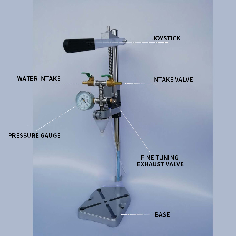 ビール液体ボトル充填機家庭用手動等圧充填機ガラスボトルペットボトル充填消泡