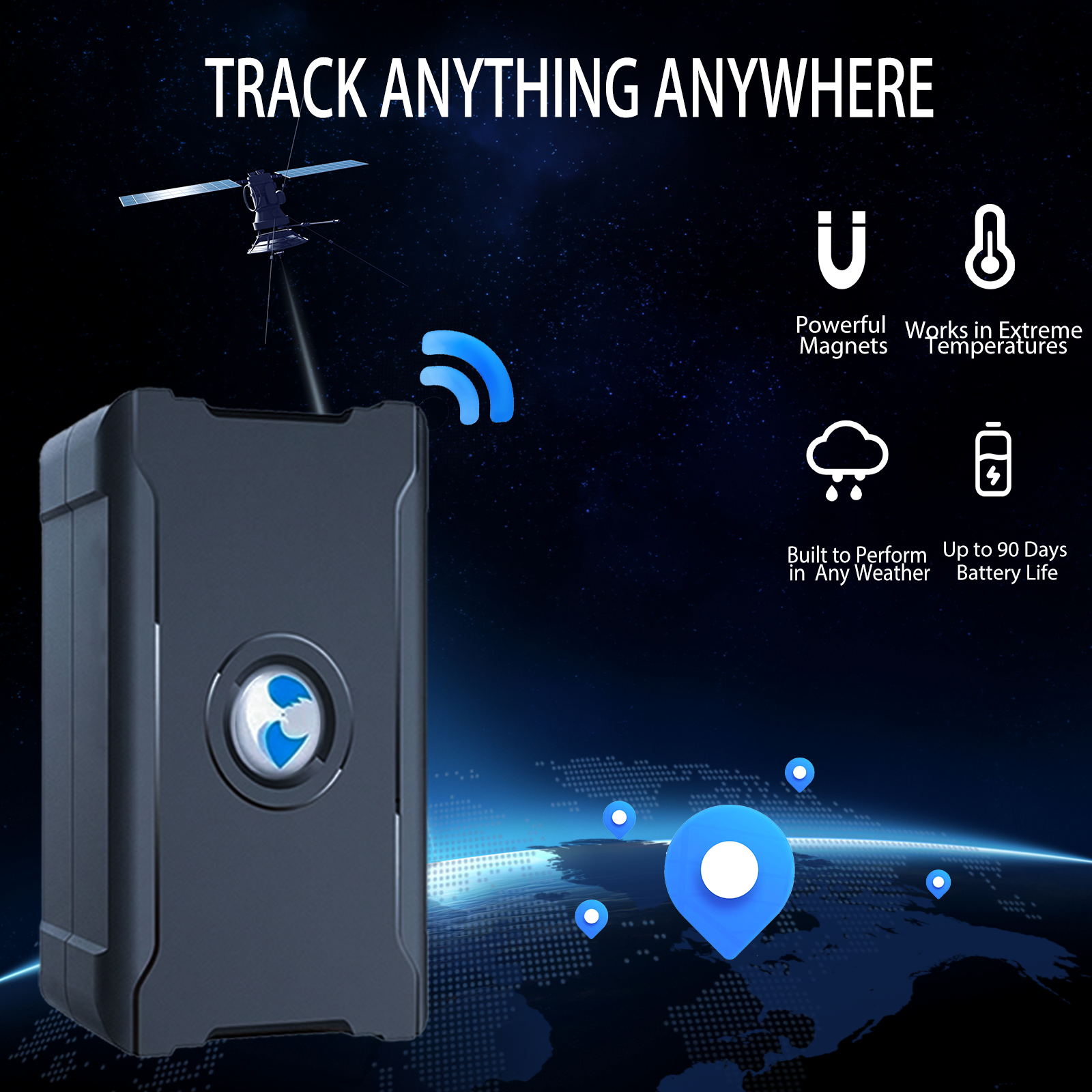 車オートバイ用 4G GPS トラッカー - リアルタイム 30 日間追跡デバイス盗難防止車両ロケーター、有料 Android/iOS アプリ