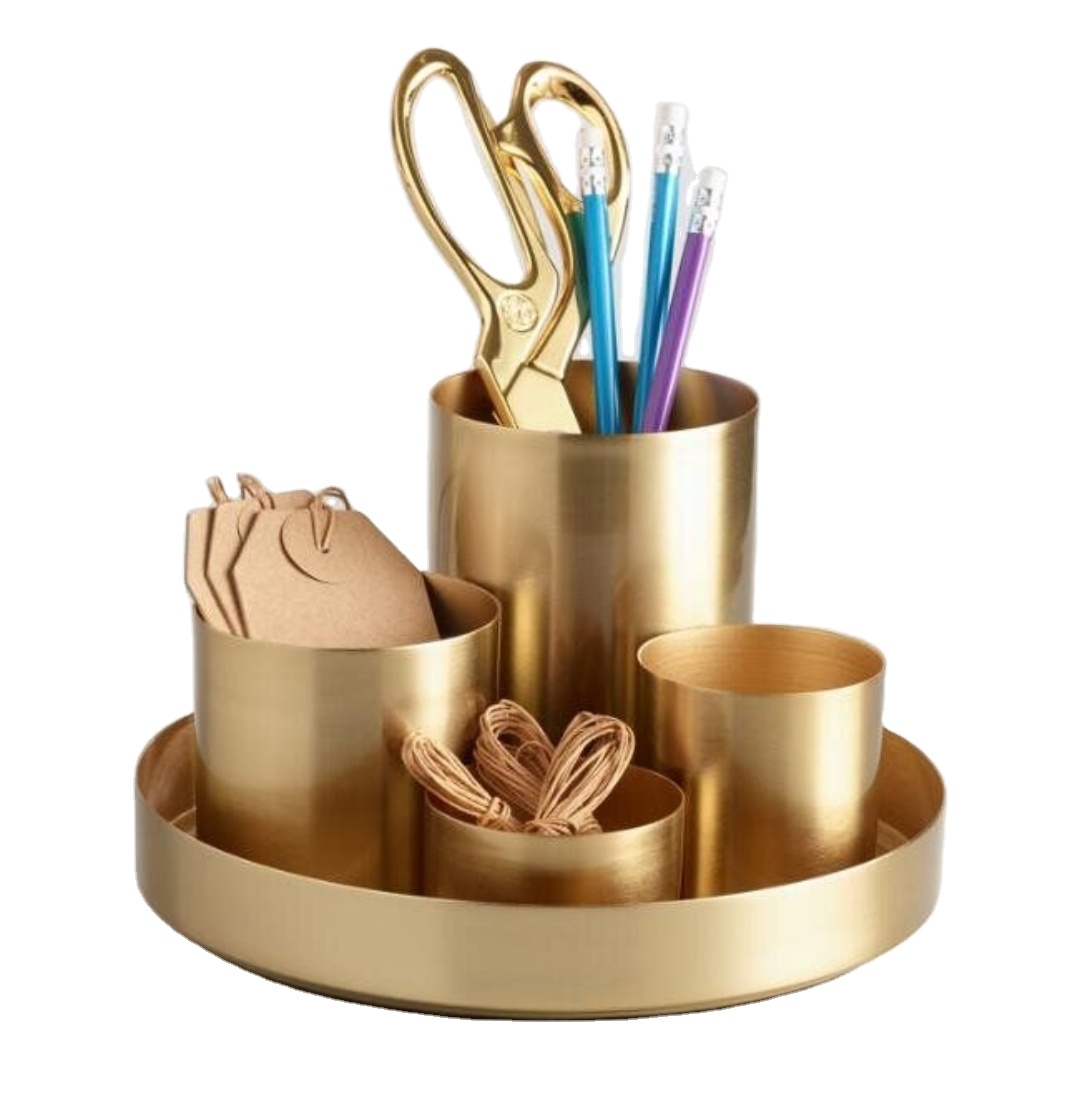 Compartments Office Desktop Accessories Mesh Organizer/pen Holder/mobile Holder Office Suppliers Desk Organizer Table Top Items