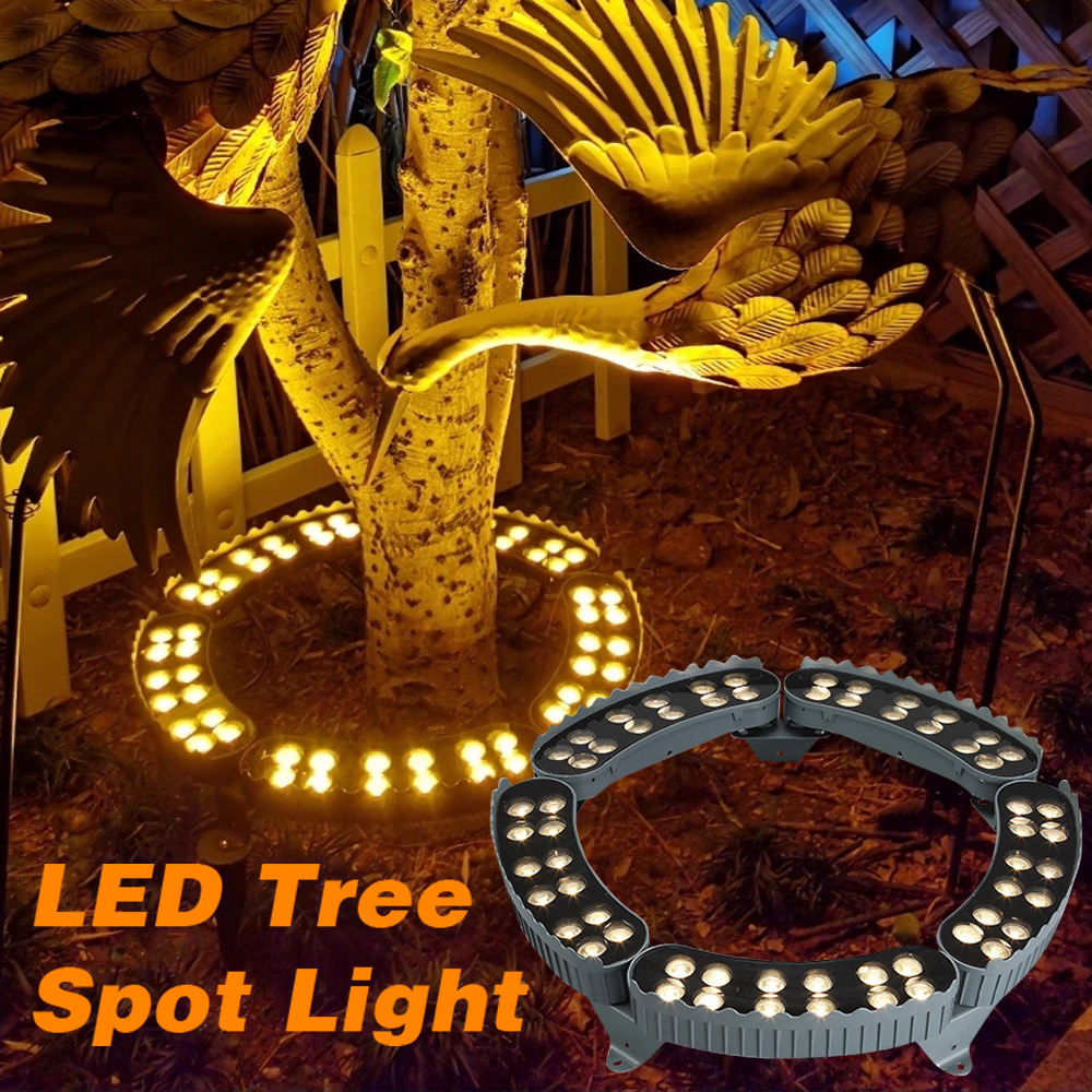 85V-265V LED ツリーハギングランプ 4 個屋外防水 IP65 芝生庭園公園中庭道端スポットライト夜の装飾ライト