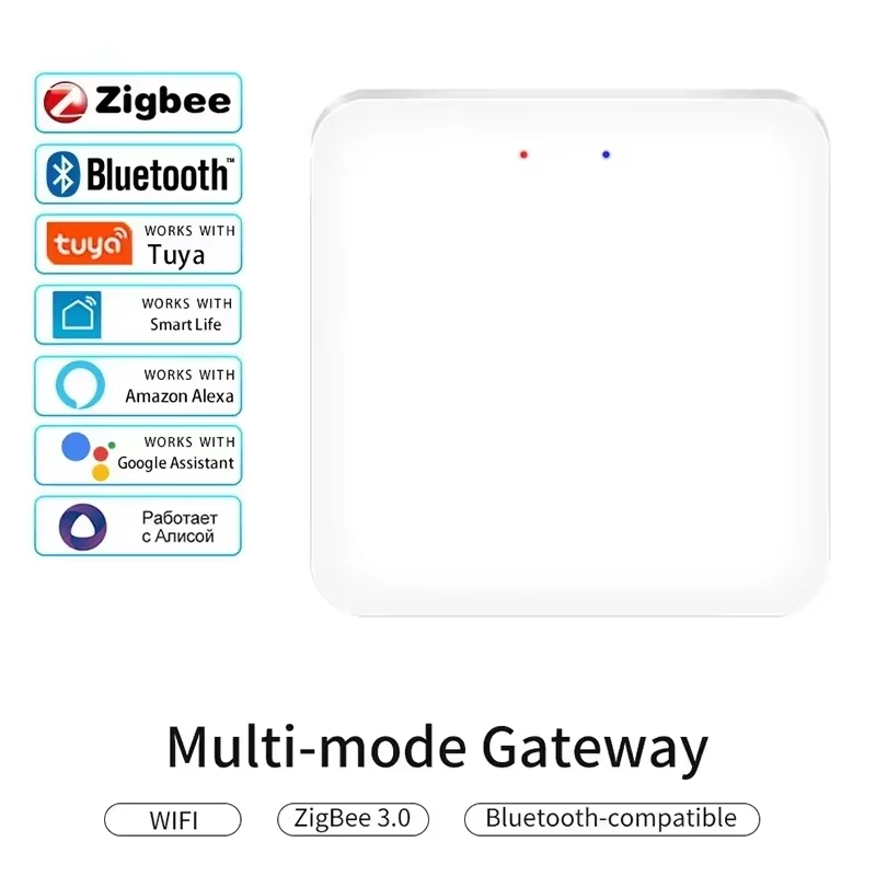 マルチモード Tuya ZigBee Bluetooth ゲートウェイ ハブ ワイヤレス スマート家電リモコン ブリッジ Alexa Google Home と連携