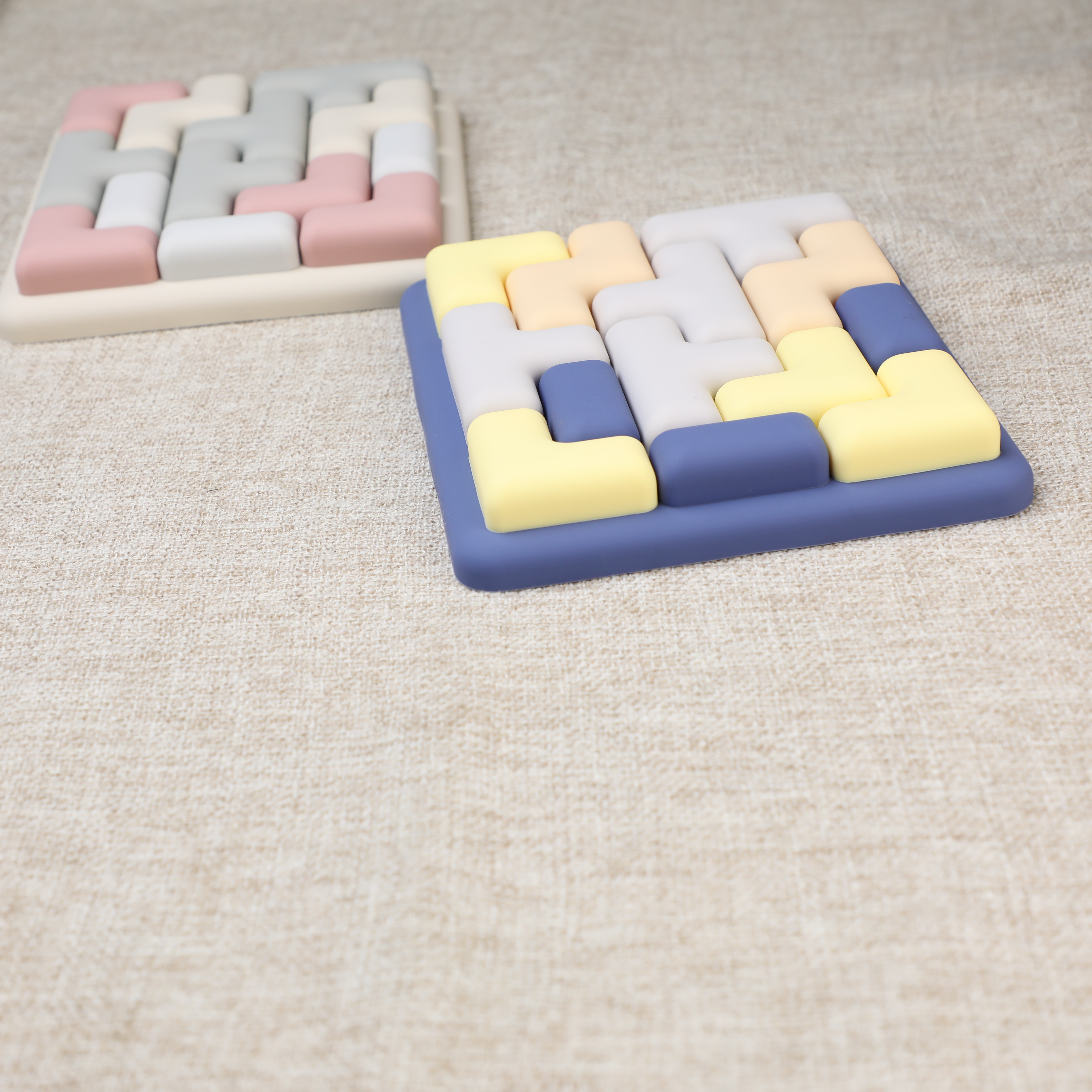 シリコーンロシアパズルブロック指のおもちゃプッシュバブル感覚おもちゃ子供と大人のためのタングラムジグソー教育玩具子供へ