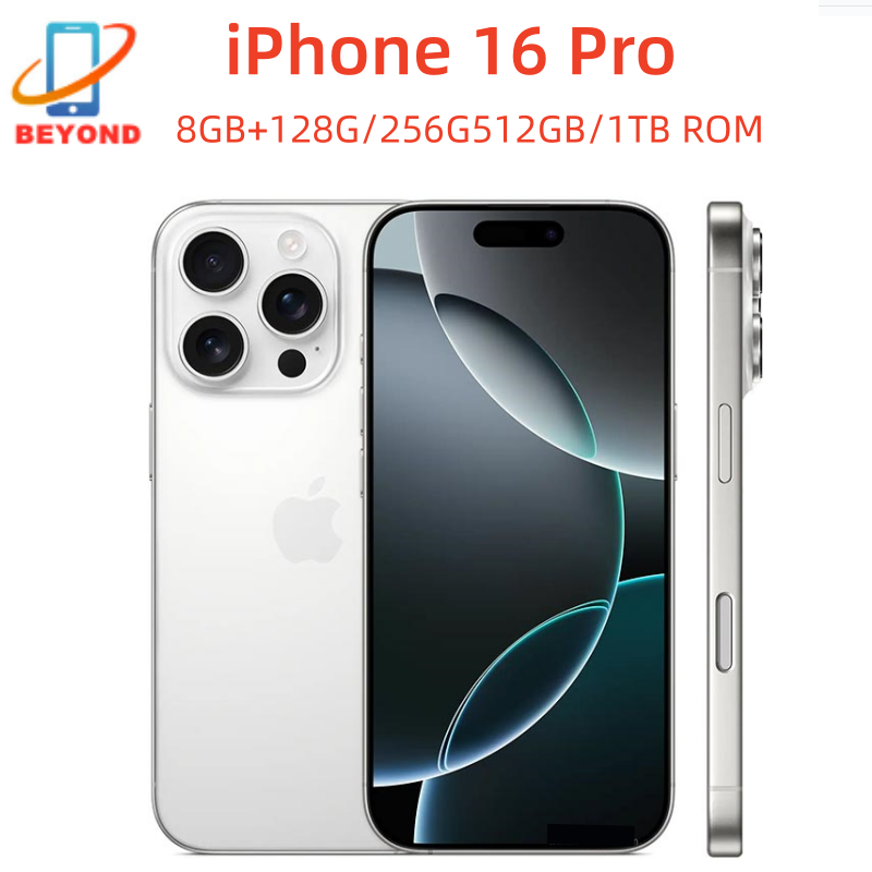 iPhone 16 Pro 6.3インチ オリジナル Super Retina XDR OLED 128/256/512GB/1TB 8GB Face ID NFC A18Pro スマート携帯電話 5G