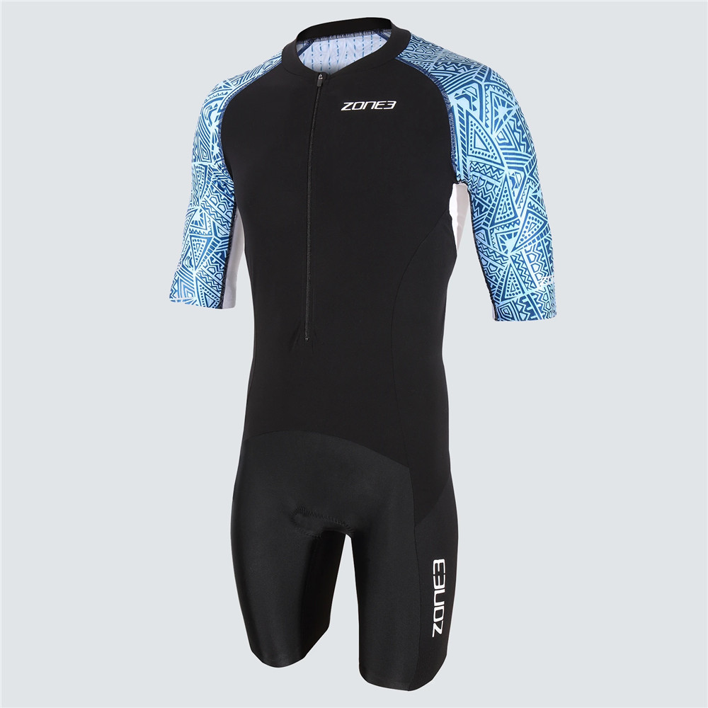 Zone3 男性サイクリングバイク半袖水泳スーツトライアスロンレーシングトライスーツマイヨ Ciclismo 水泳ランニング服スキンスーツ