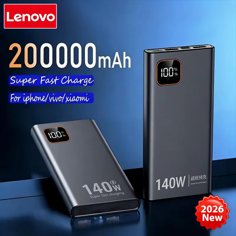 レノボ 200000mAh 140 ワット超高速充電パワーバンク超容量ポータブル充電器新到着 iPhone サムスン