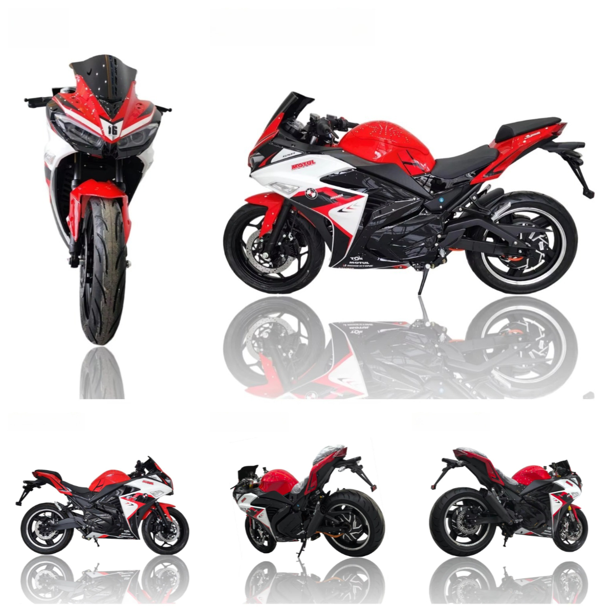 高品質レーシング電動バイク速度 200km/h-80km/h 範囲 220-260km 5000W-10000W 電動バイクモトバイク