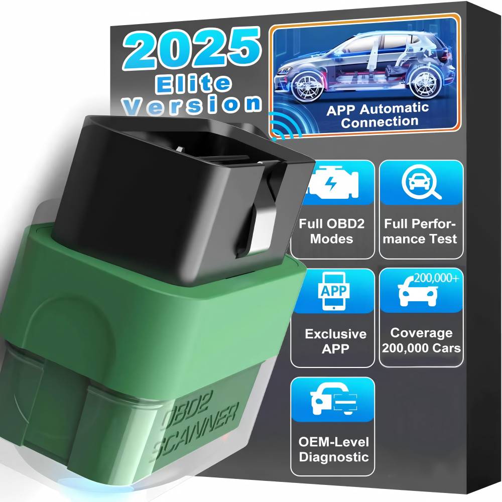 OBD2 スキャナー Bluetooth コードリーダー エンジンライト、I/M 準備状況などをチェックするためのワイヤレス OBDII 診断ツール サブスクリプション料金なし