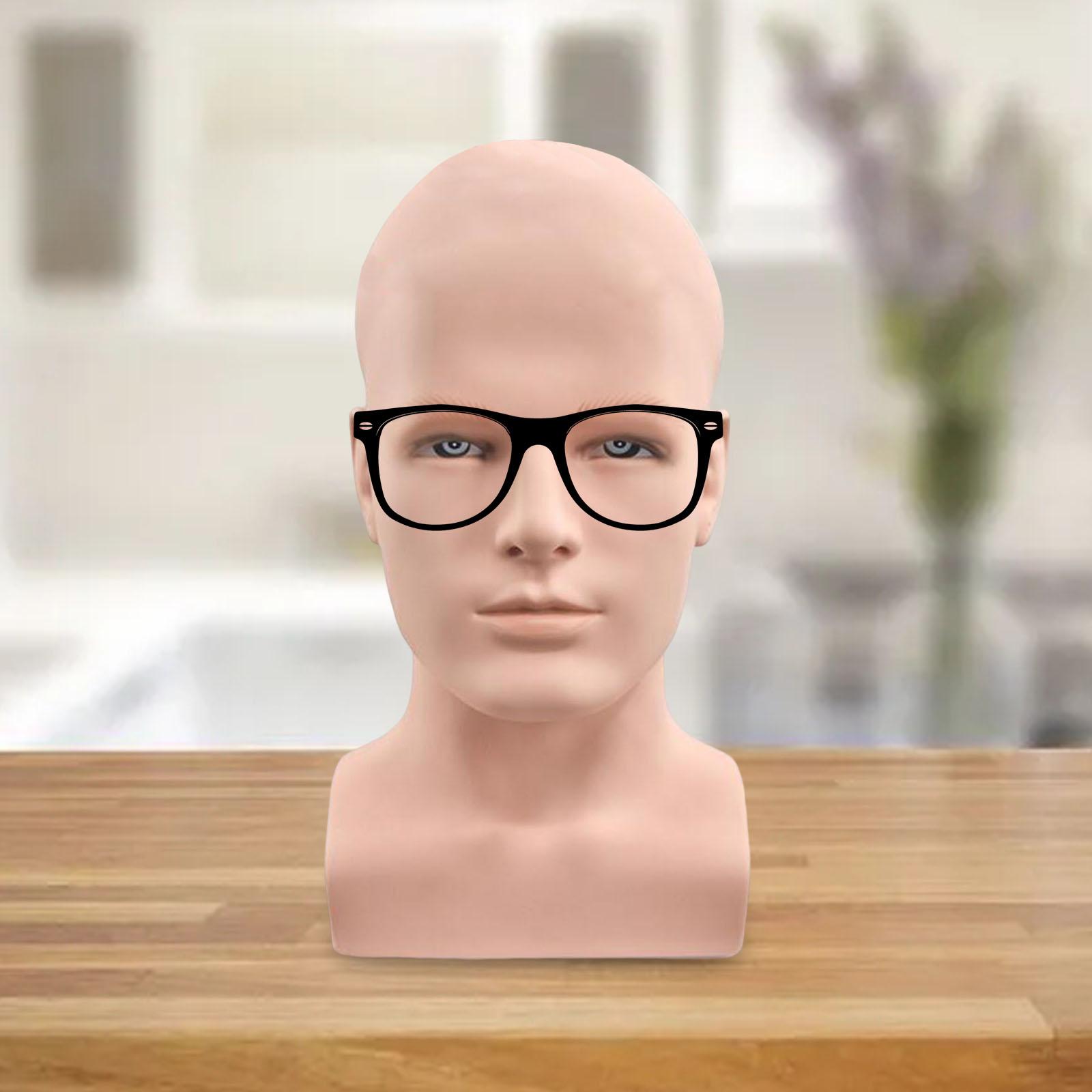 PVC 成人男性マネキンヘッドヘッドバストプロフェッショナルディスプレイスタンド帽子
