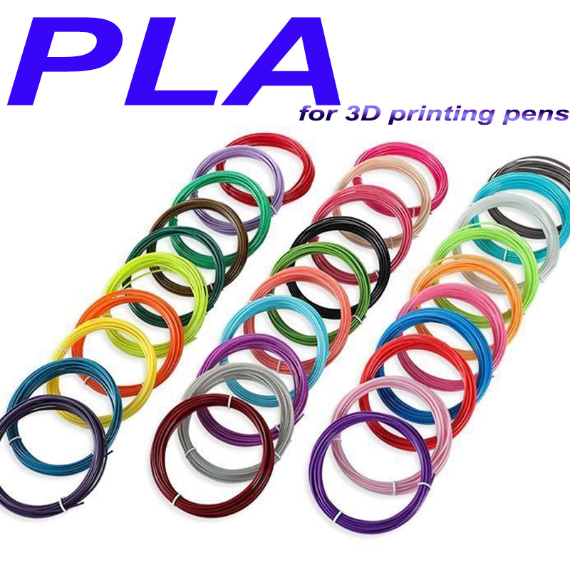 3D ペン用 PLA フィラメント、カラー 3D 印刷材料、直径 1.75 ミリメートル、10/20/30 色、100 メートル 150 メートル 200 メートル、無色、無臭、安全