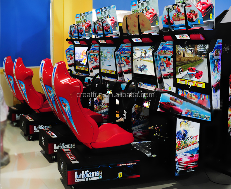 アウトランアーケードゲーム機器レーシングアーケードビデオゲームコンソールマシンシミュレータカーアーケードゲーム機子供用