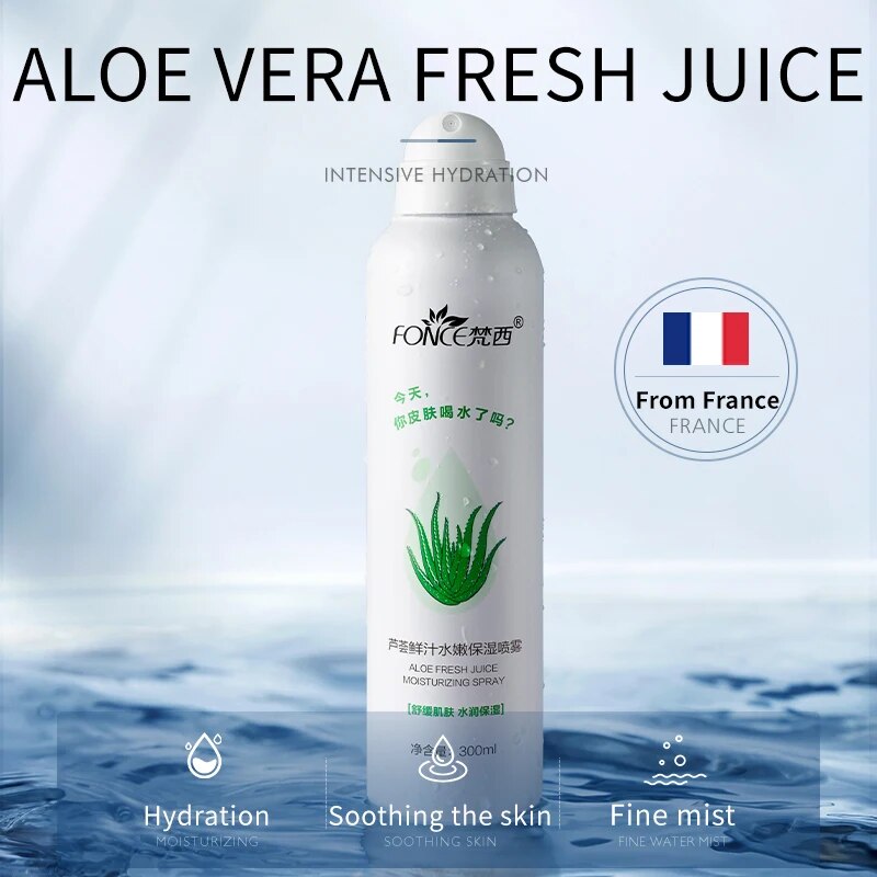 FONCE アロエ フレッシュ ジュース テンダー モイスチャライジング スプレー 300ml