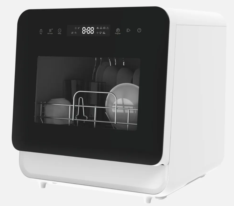 卸売カスタマイズされたスタンディング引き出し食器洗い機タッチパネル制御 LED ディスプレイ 34.5L 容量ステンレス鋼インナーホテル