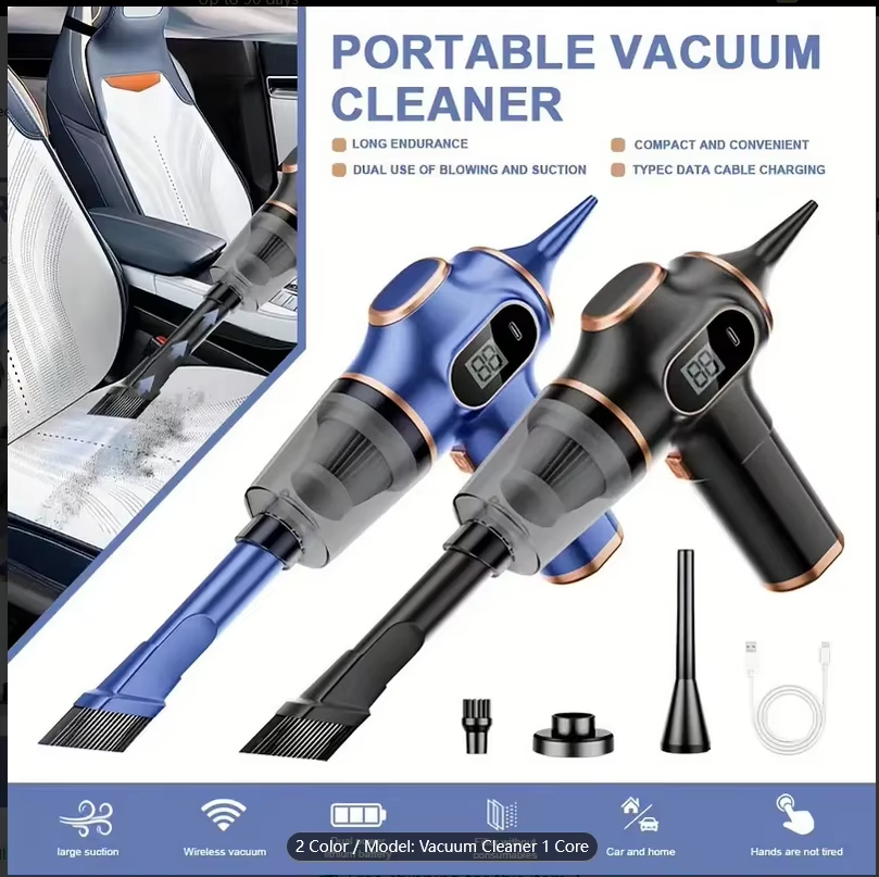 ABS 家電ポータブル強力なハンドヘルド掃除機、長いバッテリー寿命は車や家のゴミの掃除に適しています