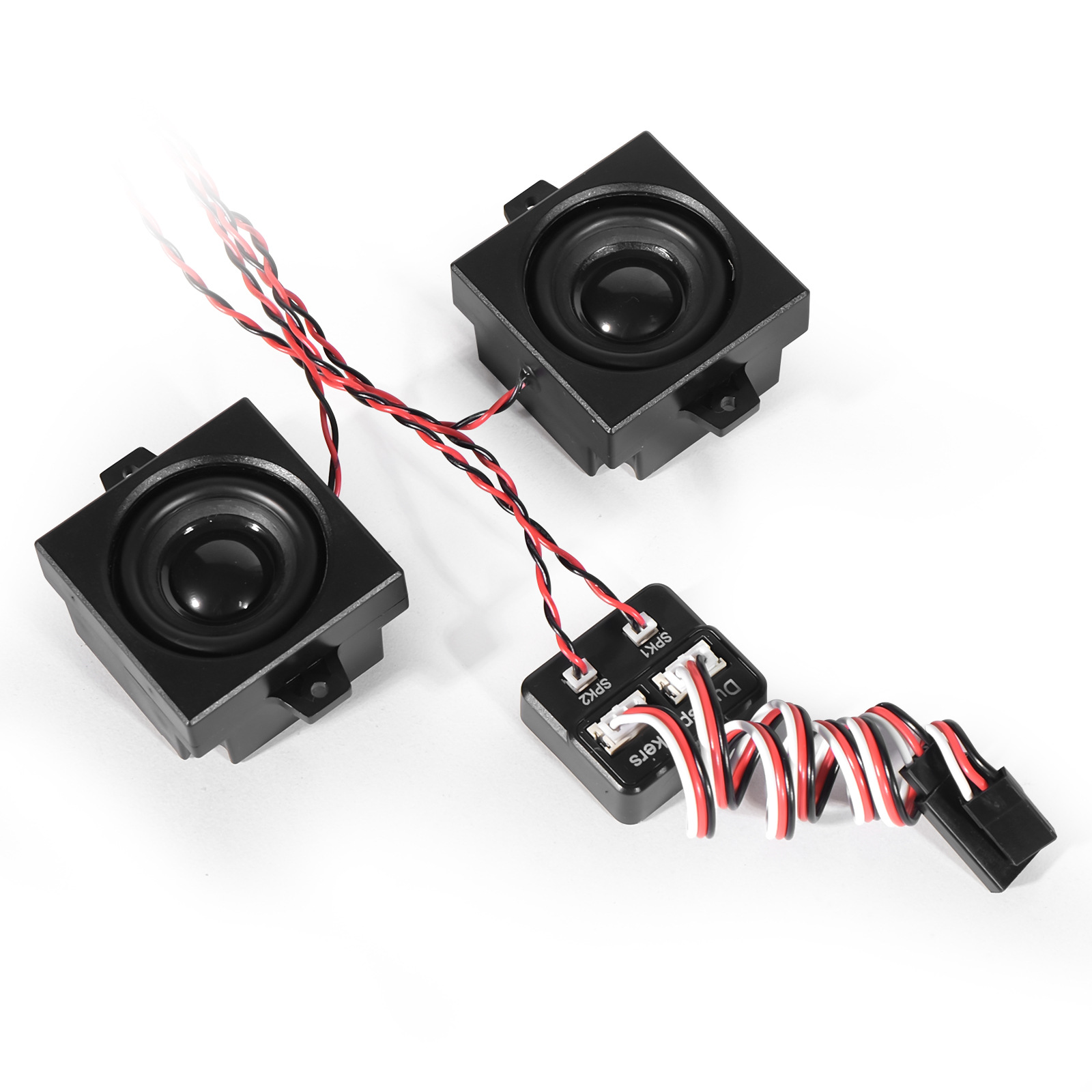 RC ディーゼルエンジンシミュレーションサウンドモジュール 3.6-8V 5 ワットデュアルホーンスピーカー RC 車両コンテナトラック掘削機車モデル