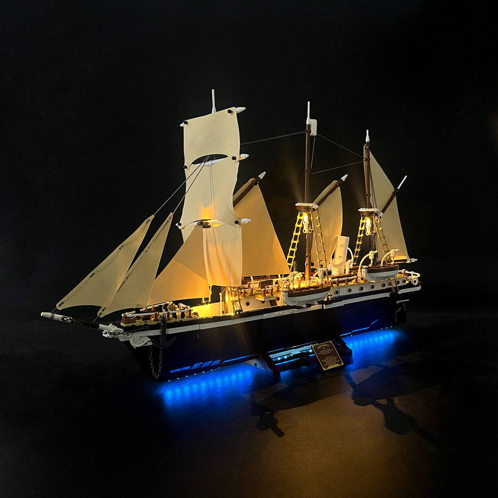 BYB LED ライトキット 10335 アイコン用 Endurance Ship リモコン (レゴビルディングブロックなし)