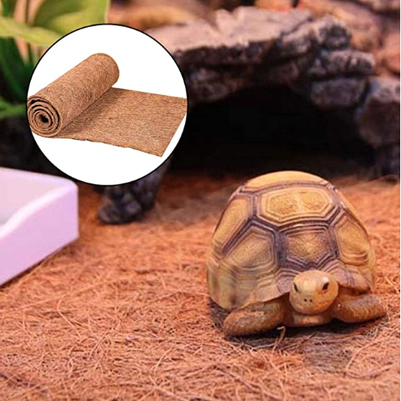 植物繊維ロール爬虫類カーペットマット爬虫類寝具用品断熱植木鉢バスケットココナッツコイアライナーシート