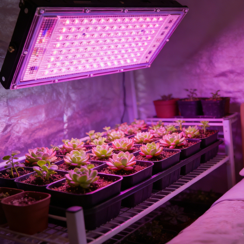 屋内植物用のフルスペクトル成長ライト、苗の成長用の96個のLED植物ライトパネル