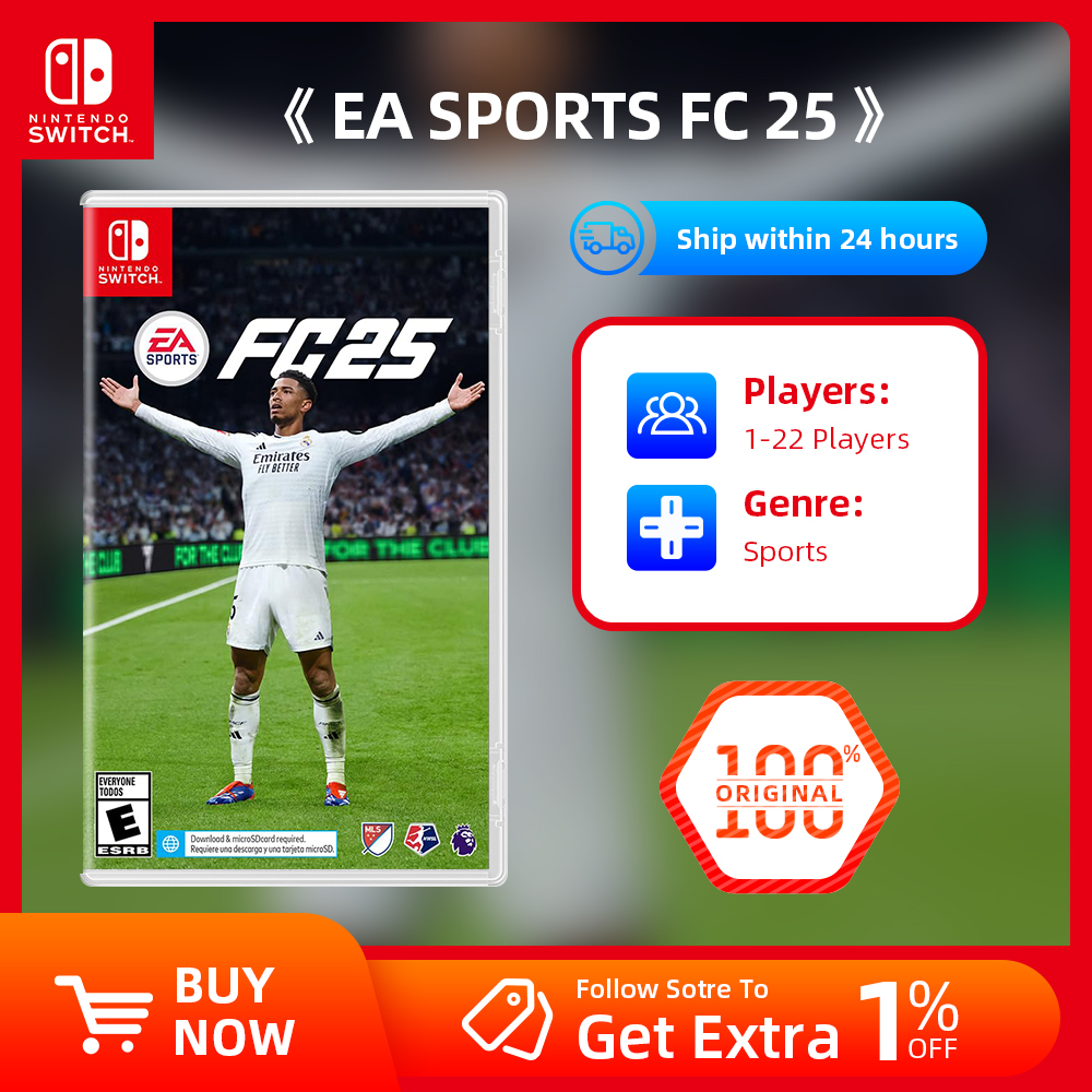 Nintendo Switch ゲーム セール - EA SPORTS FC 25 - ゲーム 物理カートリッジ サポート TV テーブルトップ ハンドヘルド モード
