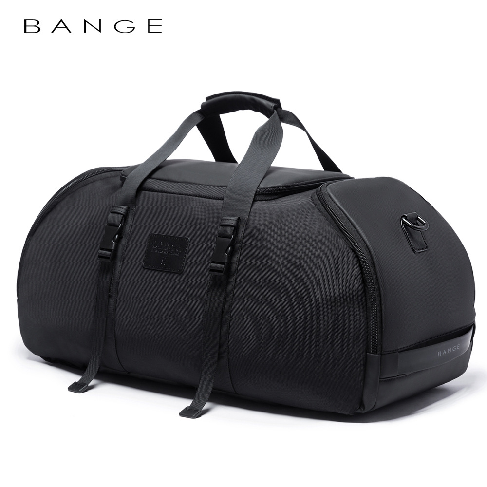 Bange ジムバッグ男性用スーツケース多機能バックパック大型防水防汚男性ダッフルバッグ旅行手荷物バッグ新