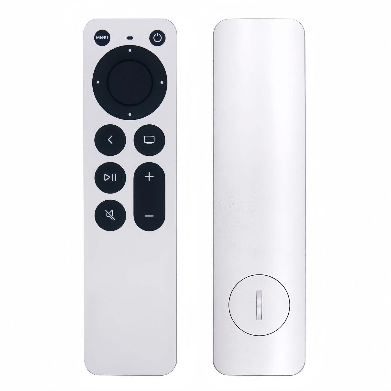 Apple TV リモコンの交換品、Apple 4K/Gen 1 2 3 4/HD、A2169 A1842 A1625 A1427 A1469 A1378 A1218 (Siri なし)