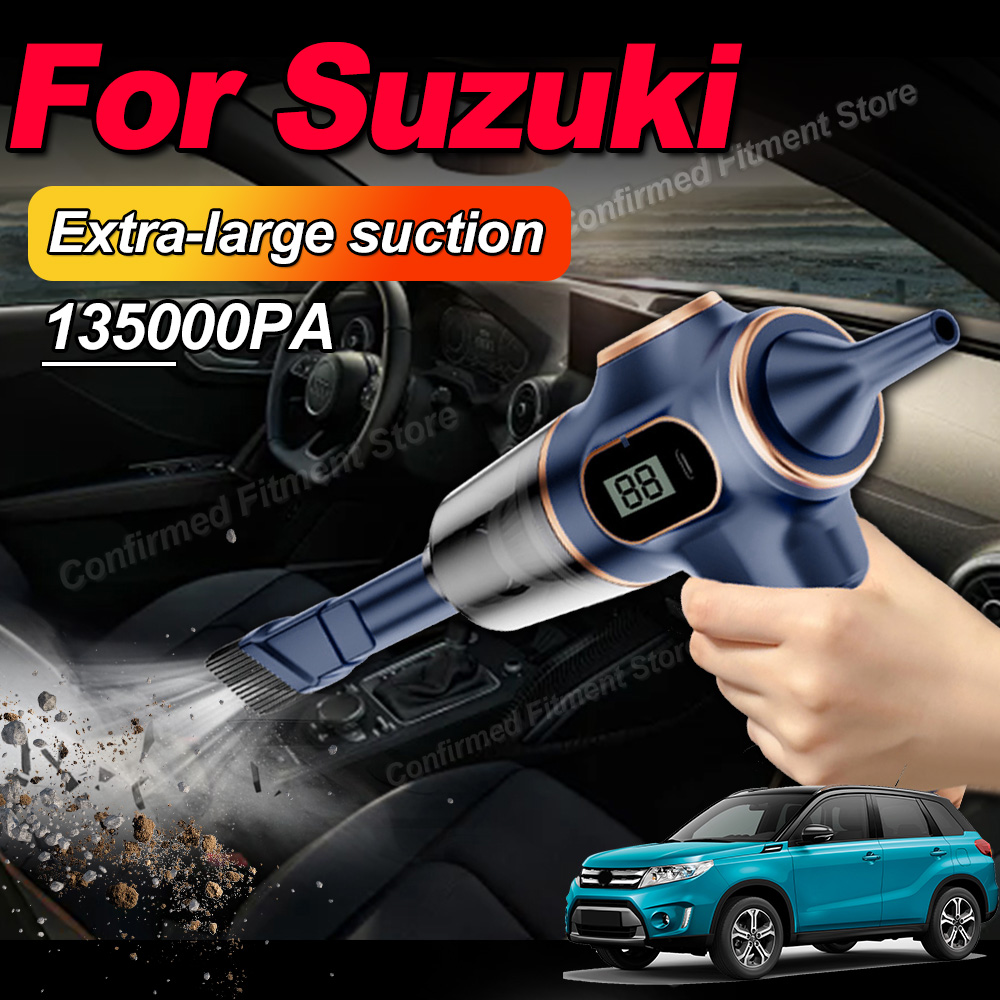 ミニ車の掃除機 135000PA 強力な吸引ポータブルハンドヘルド掃除機スズキグランド Vitara 800cc 1000cc 400cc 125cc