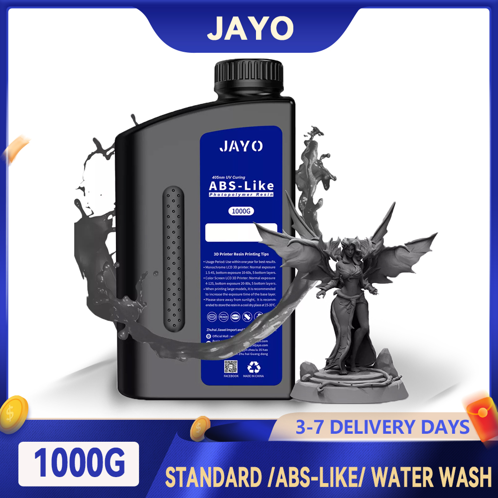 JAYO 標準/ABS のような/水洗 3D プリンタ樹脂 395 ～ 405nm UV 硬化 3D 印刷液体フォトポリマー樹脂
