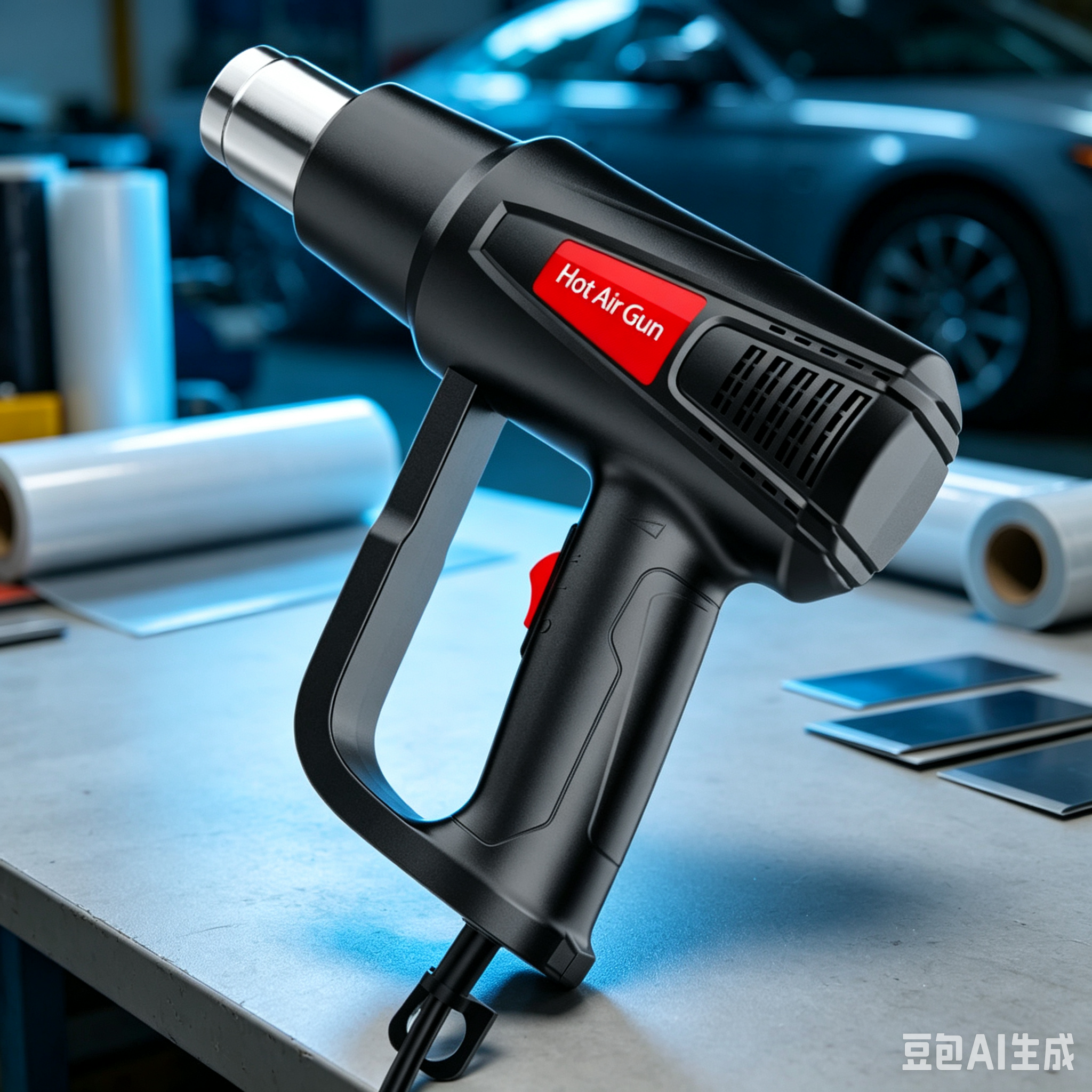2000 ワット 220 ボルト工業用ヒートガンデュアル風速温度制御ホットエアガンノズル付き DIY 修理