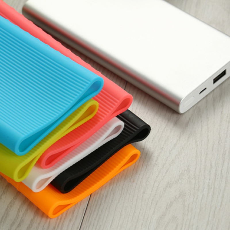 1Pc シリコンプロテクターカバーケース Xiaomi パワーバンク 2 シリーズ 10000mAh パワーバンクスリーブ PLM09ZM PLM12ZM 充電器シェルカバー
