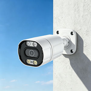 YANX 屋外用 POE IP セキュリティカメラ、8MP・5MP・4MP、IP66、デュアルライト、音声機能、48V POE、ネットワーク対応、48V バレット型カメラ