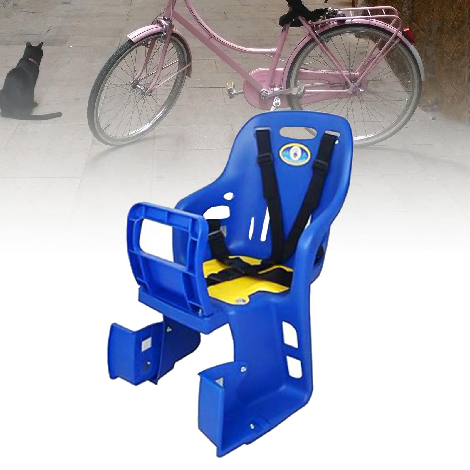 子供用自転車後部座席ペダル付き快適なプラスチック自転車椅子安全キャリア電動自転車とロードバイク用