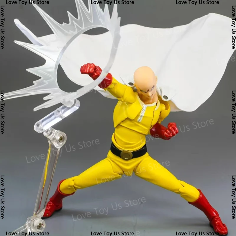 アメイジングヤマグチ リボルテック サイタマ アクションフィギュア - ワン パンマン PVC スタチュー by 海洋堂 - アニメモデル グッズ ギフト