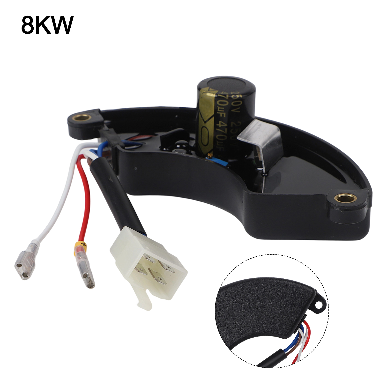AVR 自動電圧レギュレータ 5KW から 8KW までのディーゼル発電機用内蔵全波出力ブリッジ整流器 50/60Hz レギュレータ