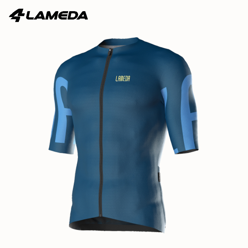 LAMEDA プロフェッショナルメンズサイクリング服半袖服通気性速乾性サイクリング服 MTB サイクリングシャツ