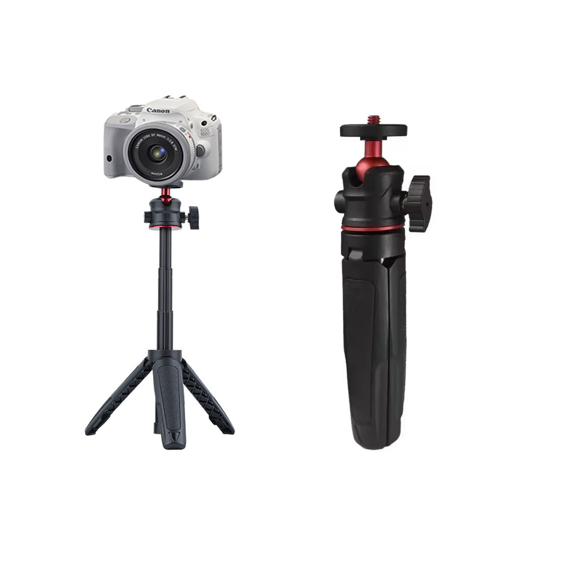 延長ポール三脚、ミニ自撮り棒三脚スタンドハンドルグリップ GoPro Insta360 DJI アクションポケットカメラ用