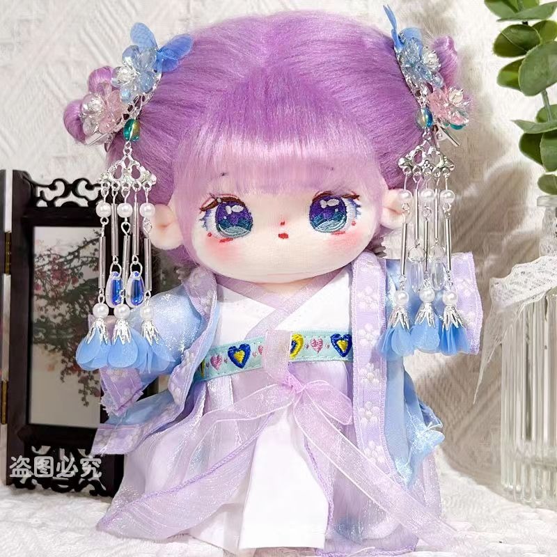 20 センチメートルかわいいアイドル綿人形 DIY ドレス服衣装アクセサリーかわいいソフトぬいぐるみぬいぐるみ子供のための最高のギフト