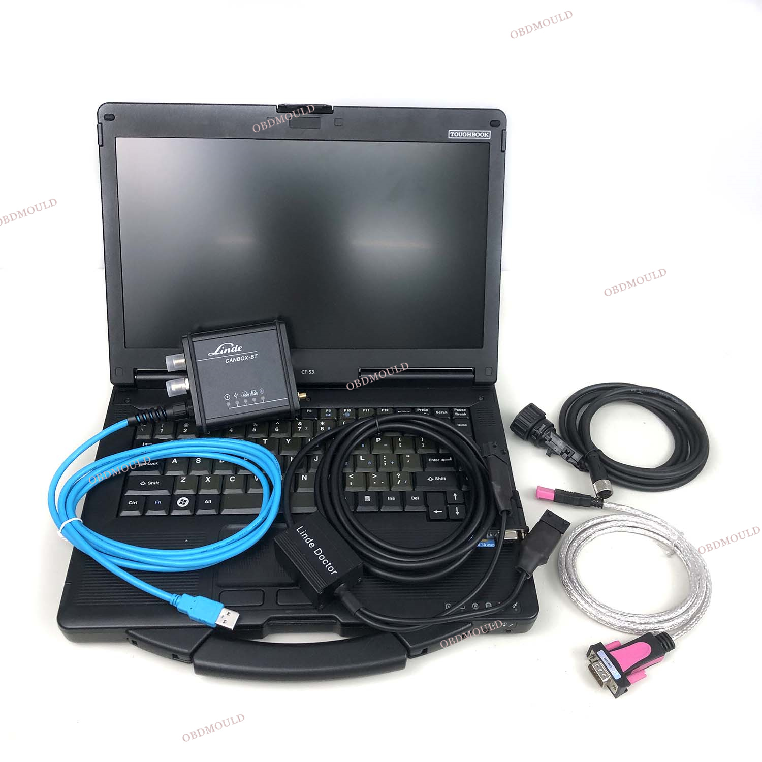 LINDE BT CanBox III forklift truck Diagnostic tool Linde Pathfinder LSG BT 3903605141 CanBox doctor diagnostic cable CF53 laptop