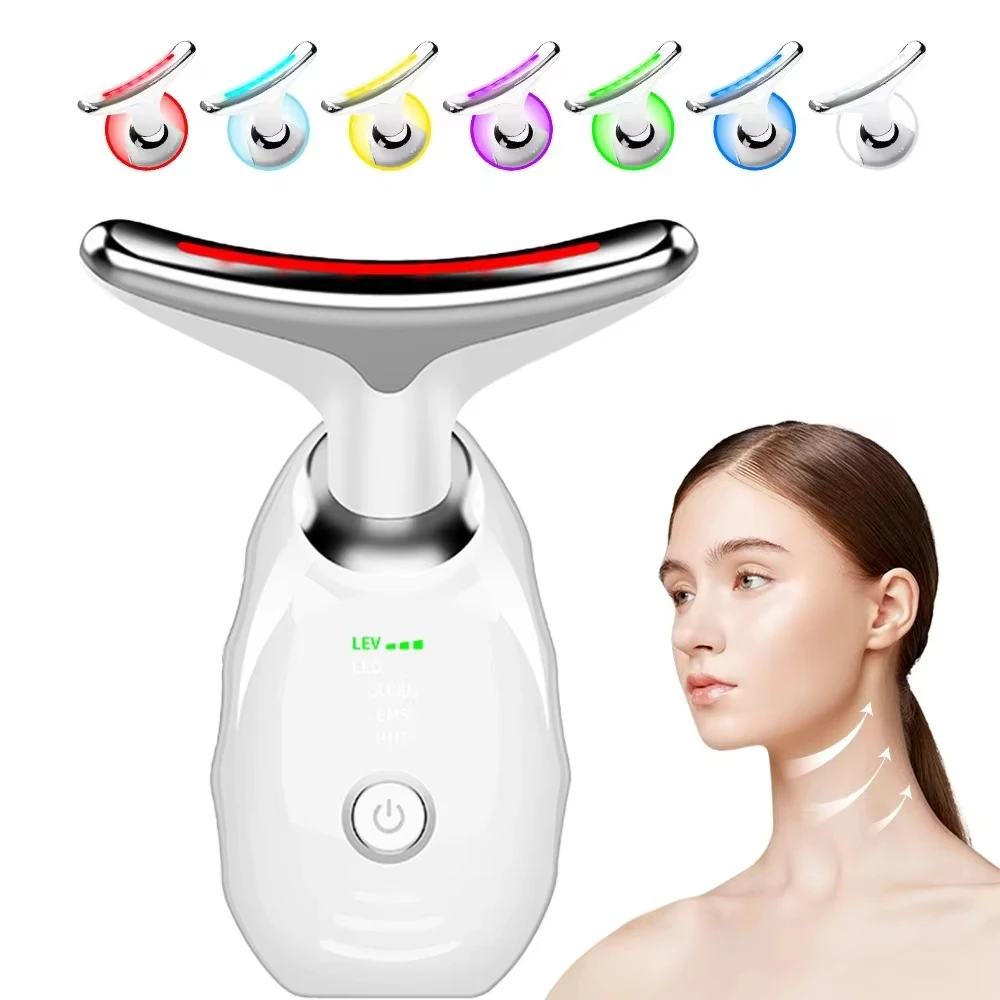 ポータブルフェイスネック美容機器振動マッサージ首のラインを改善Wrinkle02s、二重あごのスキンケア用フェイスリフティングマシン