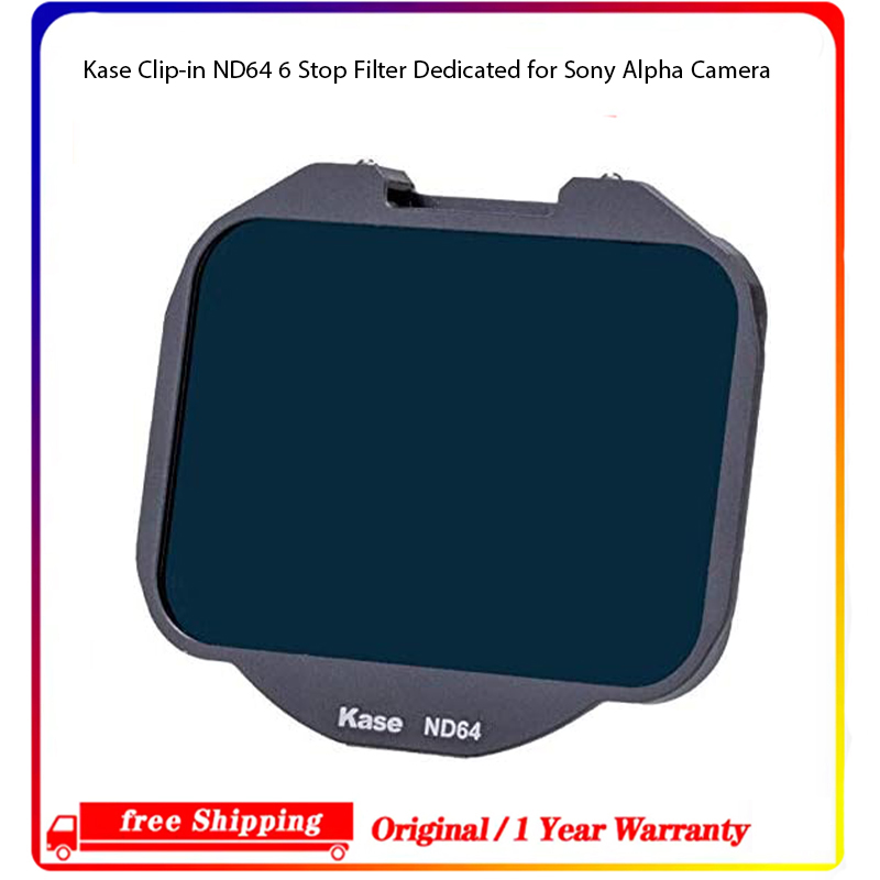 Kase クリップイン ND64 6 ストップフィルター Sony Alpha カメラ専用