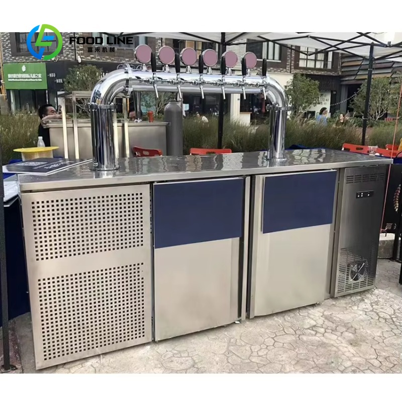 カスタマイズされた電気ビールタワータップディスペンサー自動ポンプ樽生ビールクーラーバーパブパーティービール提供機器