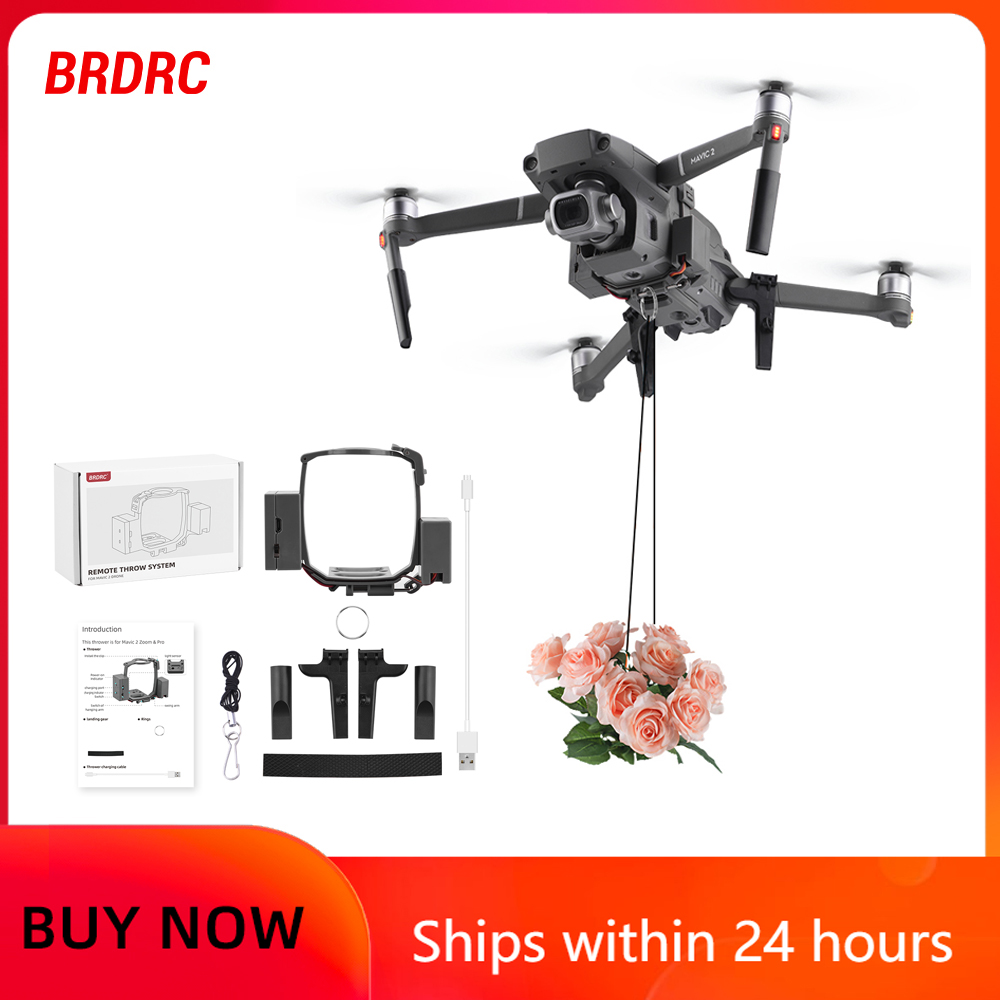 Airdrop システム DJI Mavic 2 Pro/Zoom ドローン用クイックリリース投げ釣り餌ギフトリモートレスキュー結婚指輪