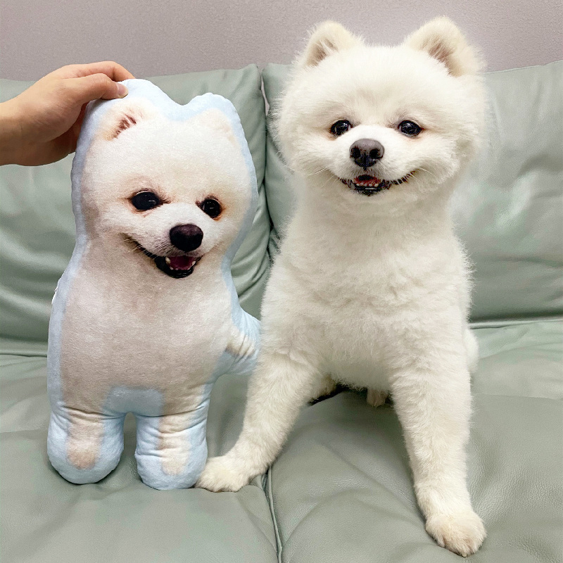 パーソナライズされた写真 DIY ペットクッションぬいぐるみ枕カスタム犬猫写真クッション母の日ギフト喪失記念ギフト