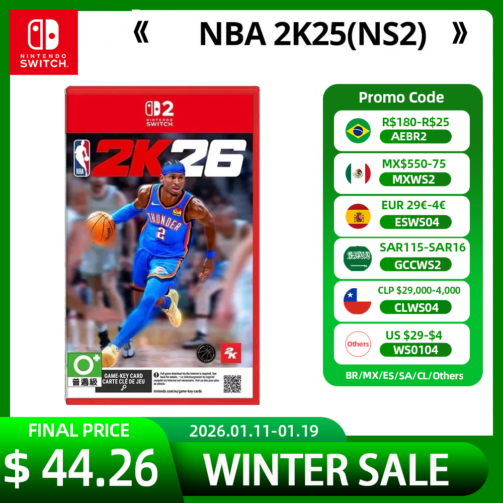 NBA 2K26 任天堂 NS2 ゲーム スイッチ 2 セール 100% 公式物理ゲームカード スポーツ ジャンル スイッチ OLED Lite 用